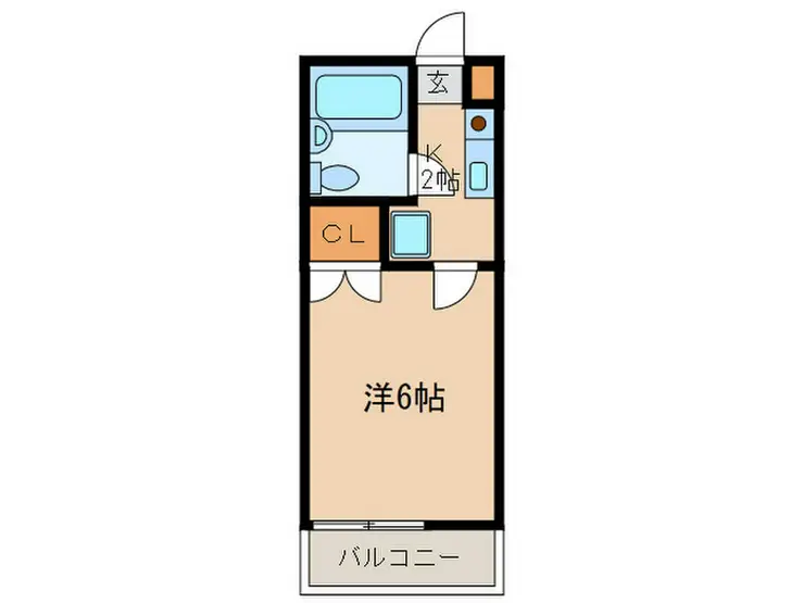 フラットエフ 2階階 間取り