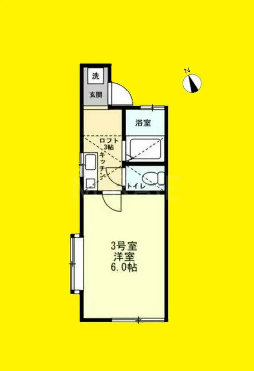 エルミタージュ 1階階 間取り