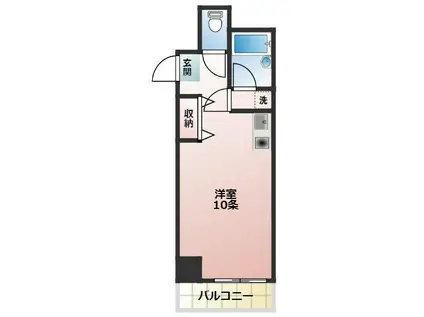 スノーバレー93(ワンルーム/3階)の間取り写真