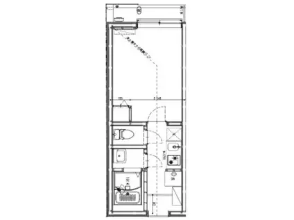 フェリチータ紅葉丘(1K/2階)の間取り写真