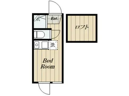 ソフィアアスター(ワンルーム/2階)の間取り写真