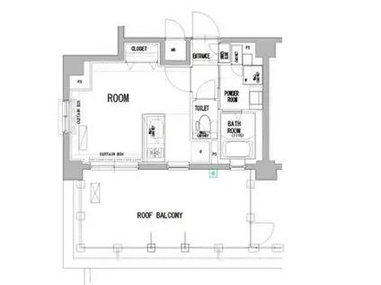 ARTESSIMO MONDO(ワンルーム/8階)の間取り写真