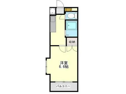 MKメゾン(1K/3階)の間取り写真