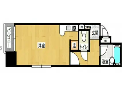 ロマネスク通町(ワンルーム/4階)の間取り写真