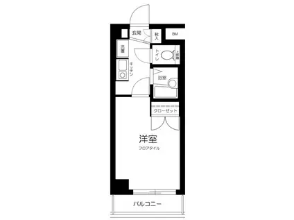 エスコート中野大和町(1K/2階)の間取り写真