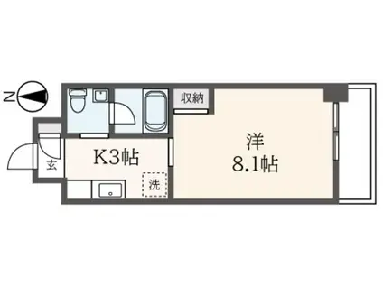 ANNEX南乃家(1K/4階)の間取り写真