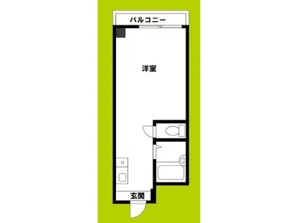 アンヘルム杭全(ワンルーム/5階)の間取り写真