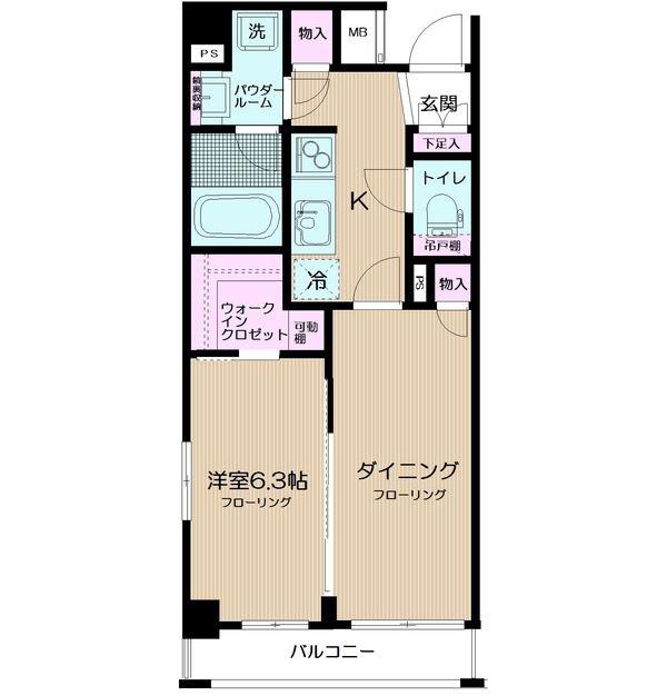 日神デュオステージ本所吾妻橋(1DK/2階)の間取り写真