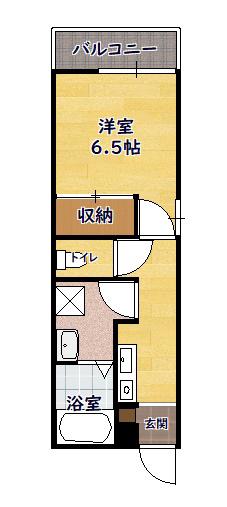 ハイツT&AIII(1K/1階)の間取り写真