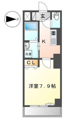 サンライズ西川口(1K/2階)の間取り写真