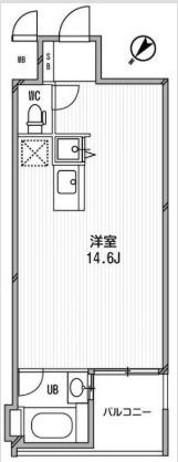 匠空KYOUMACHIBORI(ワンルーム/3階)の間取り写真
