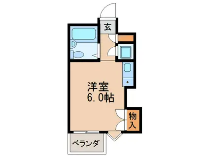 エクセランス新栄(ワンルーム/1階)の間取り写真
