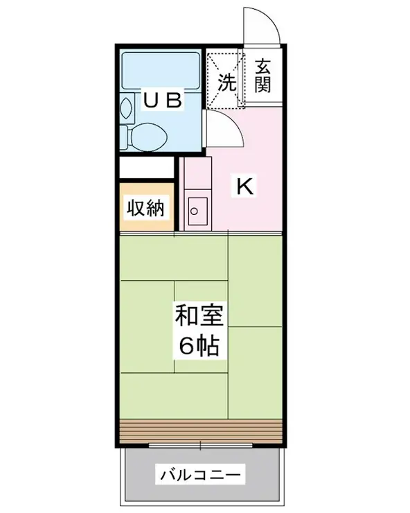 メゾン今川 2階階 間取り