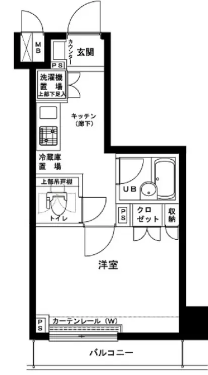 ルーブル蒲田七番館 2階階 間取り