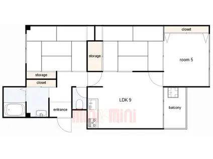 塩屋3号棟(3LDK/2階)の間取り写真