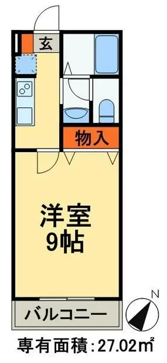 リバーアップ六実 2階階 間取り