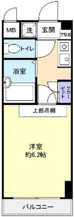 ラ・コート・ドール津田沼 2階階 間取り