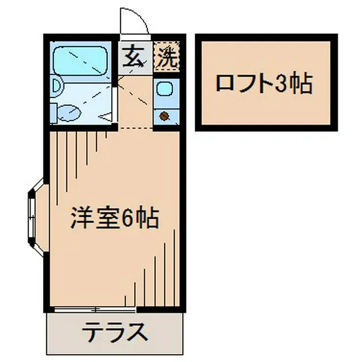 サンピア白楽 1階階 間取り