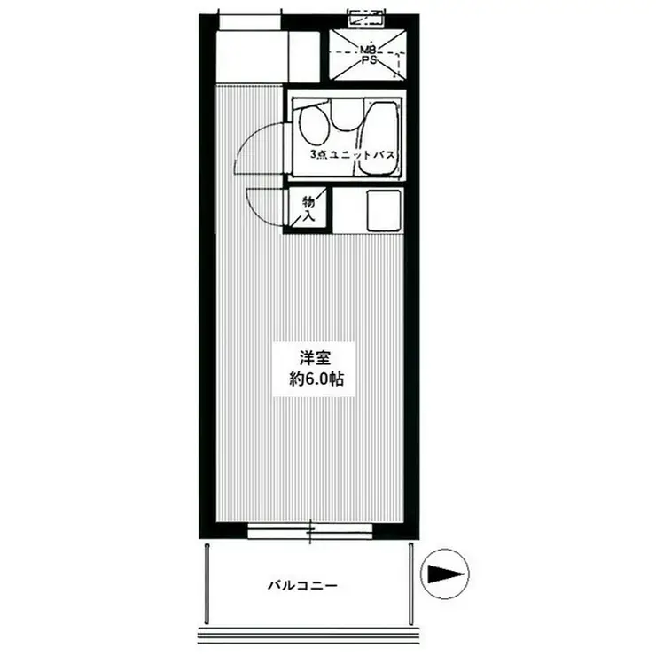 ライオンズマンション新中野第2 4階階 間取り