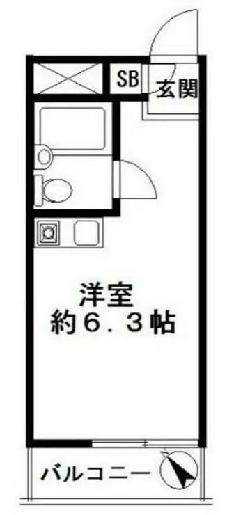 東長崎センチュリー21 5階階 間取り