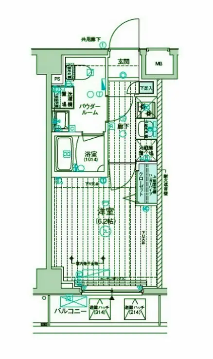メインステージ千住中居町 3階階 間取り
