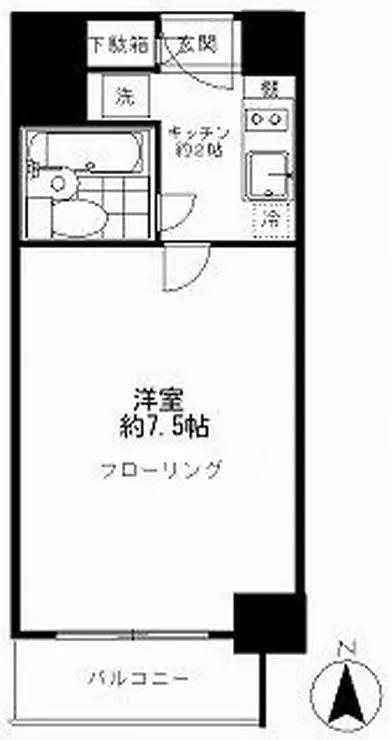 芝ダイヤハイツ 4階階 間取り
