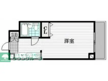 プチメゾン目黒(ワンルーム/5階)の間取り写真