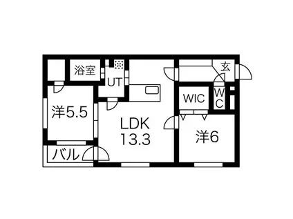 COMSAP 24 GRAND STAGE(2LDK/4階)の間取り写真