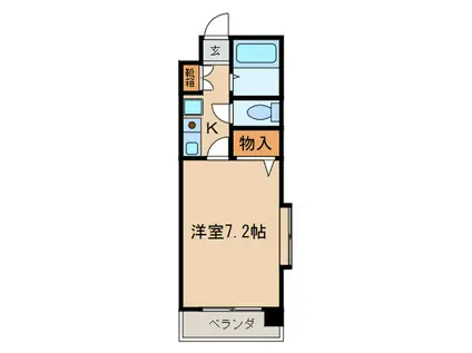 アークヒル(1K/3階)の間取り写真