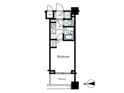 フェニックス南阿佐ヶ谷弐番館(1K/7階)の間取り写真