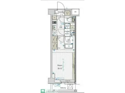 ブライズ練馬ノース(1K/3階)の間取り写真