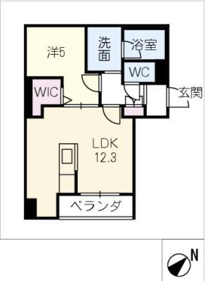 シャーメゾンボスコルーチェ(1LDK/2階)の間取り写真