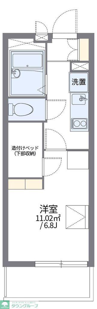 レオパレス寿(1K/3階)の間取り写真