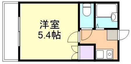 G-BOX(1K/2階)の間取り写真