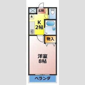 エクセル東浦(1K/3階)の間取り写真