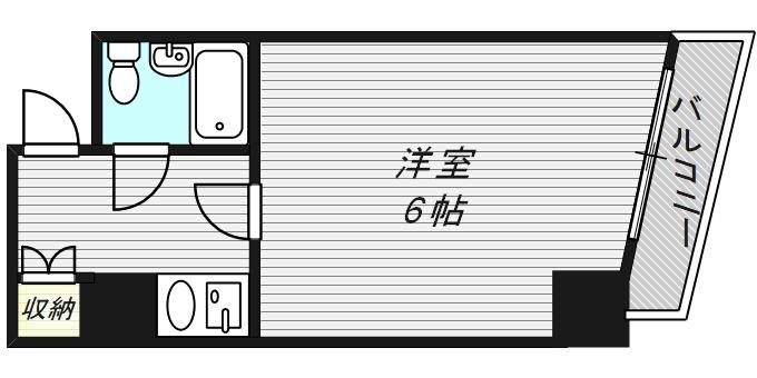 ベストレジデンス都島本通(1K/3階)の間取り写真
