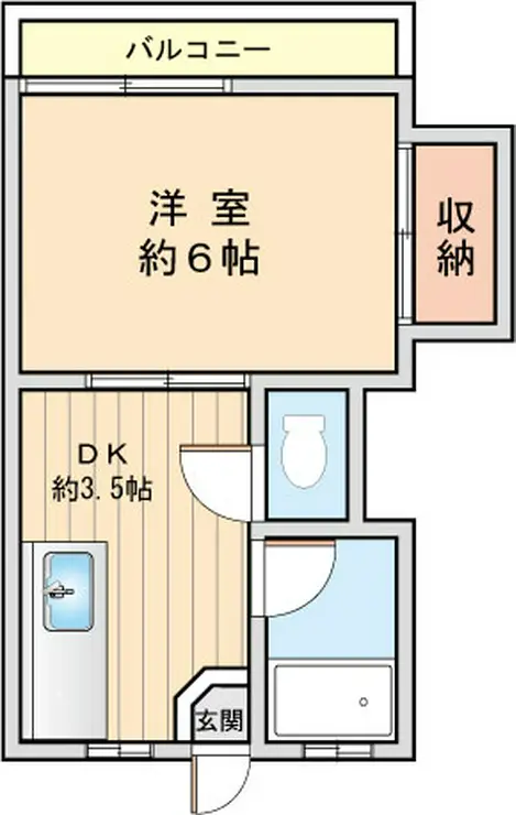 マンションタエ 2階階 間取り