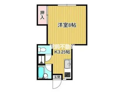 ファミーユ新郷II(ワンルーム/2階)の間取り写真