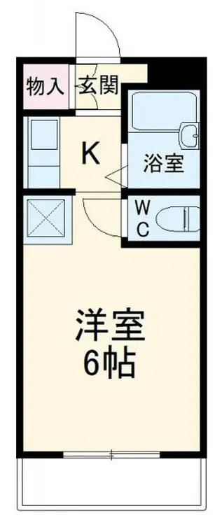 ビューパレー市川 2階階 間取り