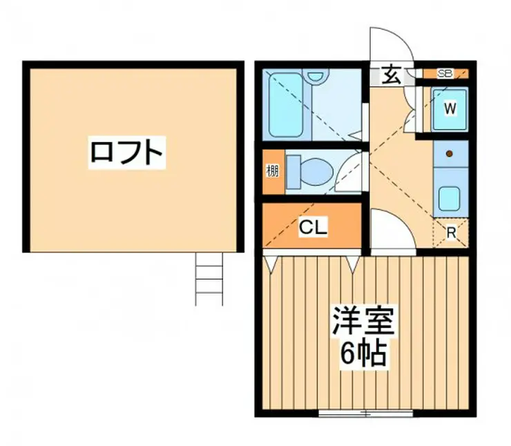 グリーンハウス弥栄 1階階 間取り