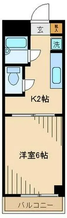 ドゥエル聖蹟 3階階 間取り