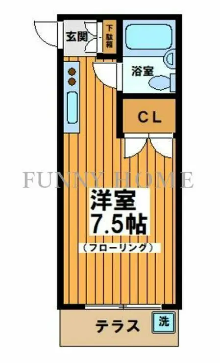 ルマ松原 1階階 間取り