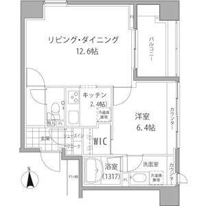 エーデル練馬(1LDK/2階)の間取り写真