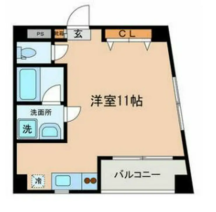 ルミエール代々木 2階階 間取り