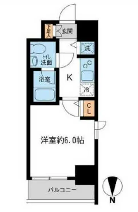 KDXレジデンス大島 10階階 間取り