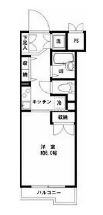 ルーブル上池台壱番館 4階階 間取り