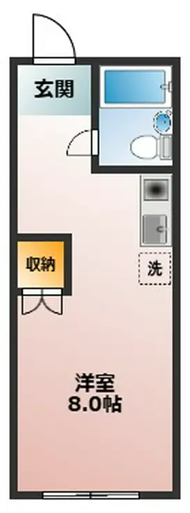 フローラルメゾン 1階階 間取り