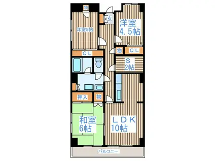 トダフレンズ48(3SLDK/4階)の間取り写真