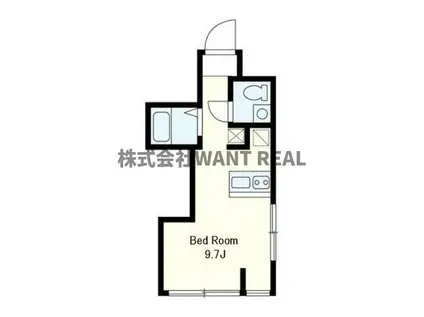 FRANCESCA代田橋(ワンルーム/2階)の間取り写真