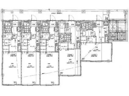 コモド飯能本町(1K/2階)の間取り写真
